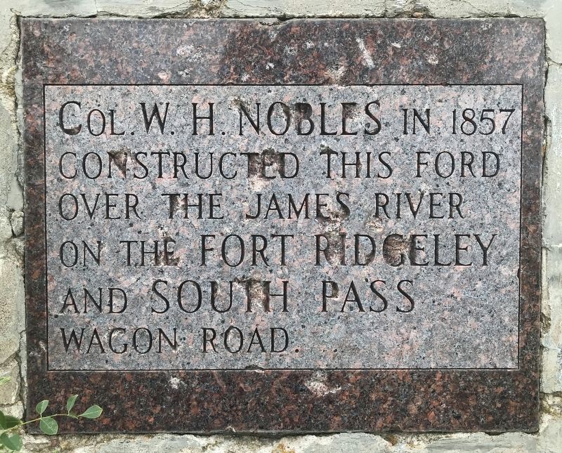 Col. W. H. Nobles Marker image. Click for full size.