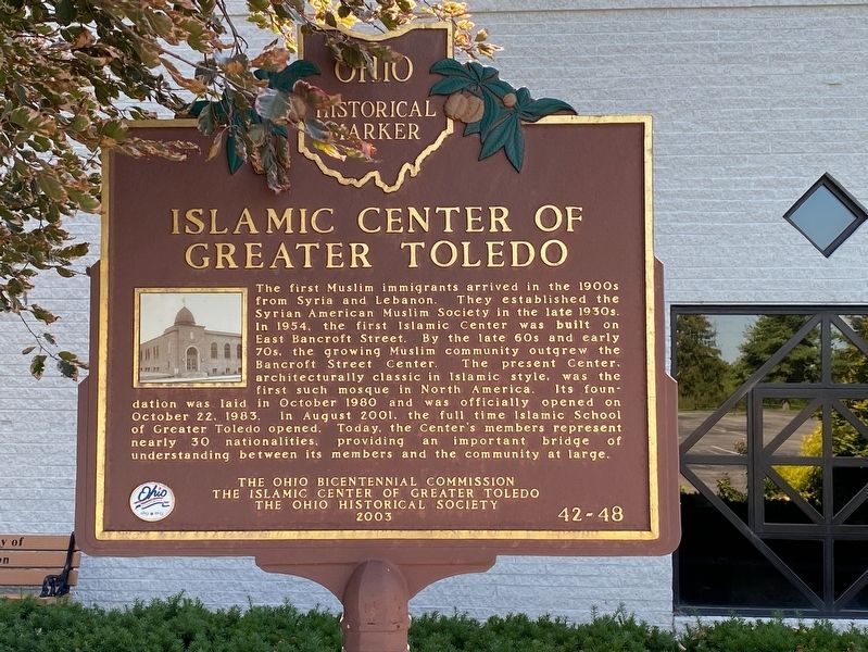 Islamic Center of Greater Toledo Marker image. Click for full size.