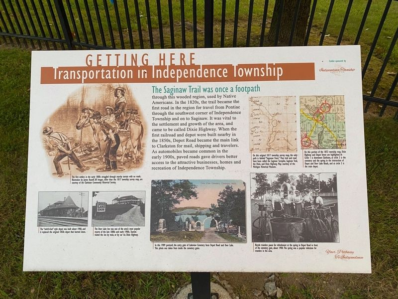 Getting Here Marker. Click for full size. Getting Here Marker image. Click for full size.