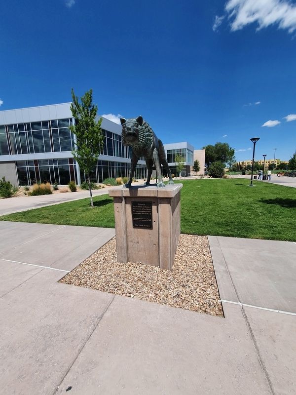 University of New Mexico World War II Memorial. Click for full size. University of New Mexico World War II Memorial image. Click for full size.