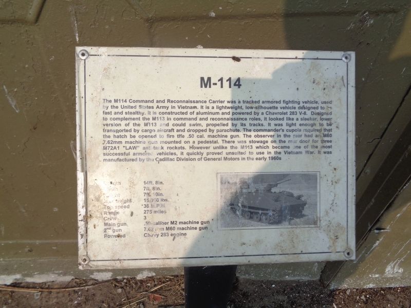 M-114 Marker image. Click for full size.