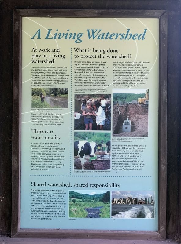 A Living Watershed Marker image. Click for full size.