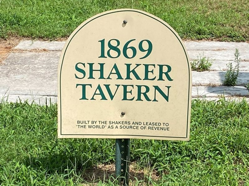 1869 Shaker Tavern Marker image. Click for full size.