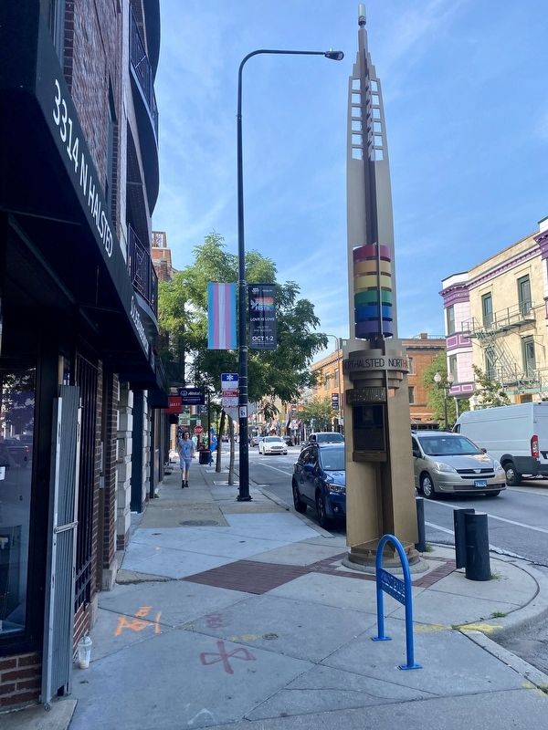 Sally Ride Marker - wide view. Click for full size. Sally Ride Marker - wide view image. Click for full size.