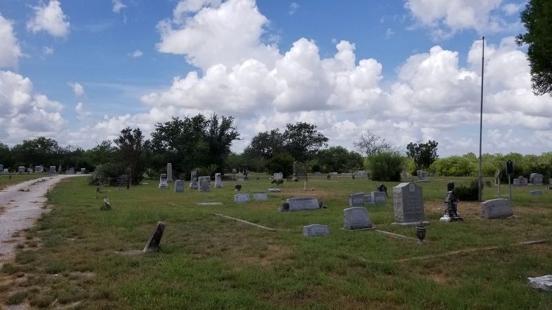 The view of the Oakville Cemetery and Marker. Click for full size. The view of the Oakville Cemetery and Marker image. Click for full size.