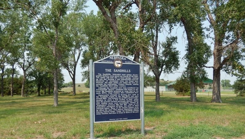 The Sandhills Marker image, Touch for more information