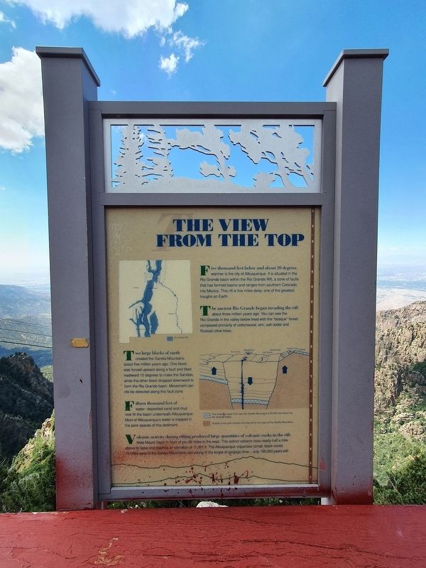 The View from the Top Marker. Click for full size. The View from the Top Marker image. Click for full size.
