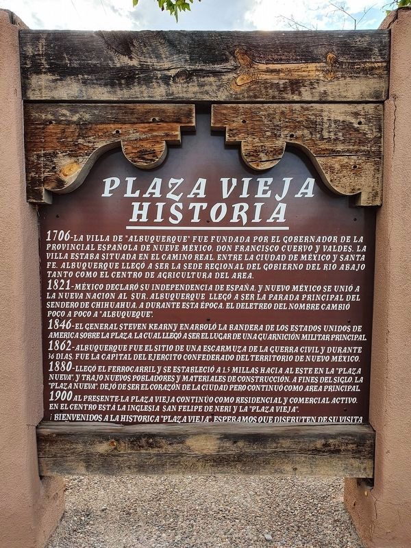 Plaza Vieja Historia (Old Town History Reverse) image. Click for full size.
