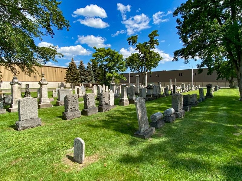 Michigan's Oldest Jewish Cemetery image. Click for full size.