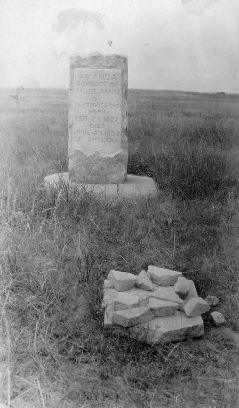 Tombstone for "Amanda Lamin" image. Click for full size.