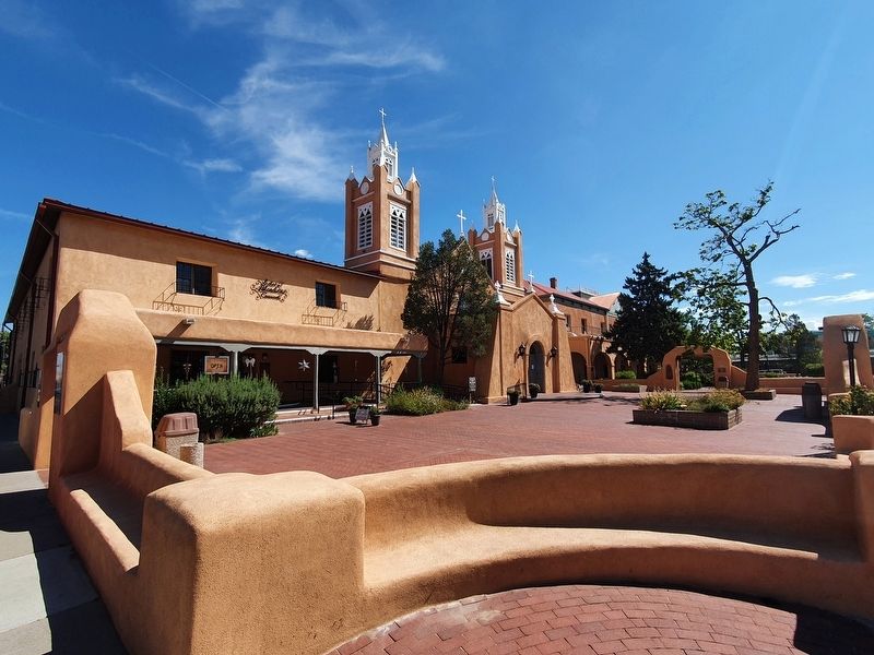 The Mother Church of Albuquerque, San Felipe de Neri image. Click for full size.