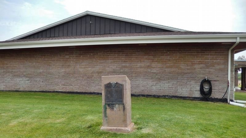 Mormon Pioneer Camp Marker. Click for full size. Mormon Pioneer Camp Marker image. Click for full size.