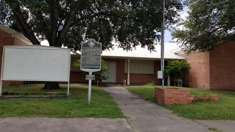 West he Side School for Mexican Americans and Marker image. Click for full size.
