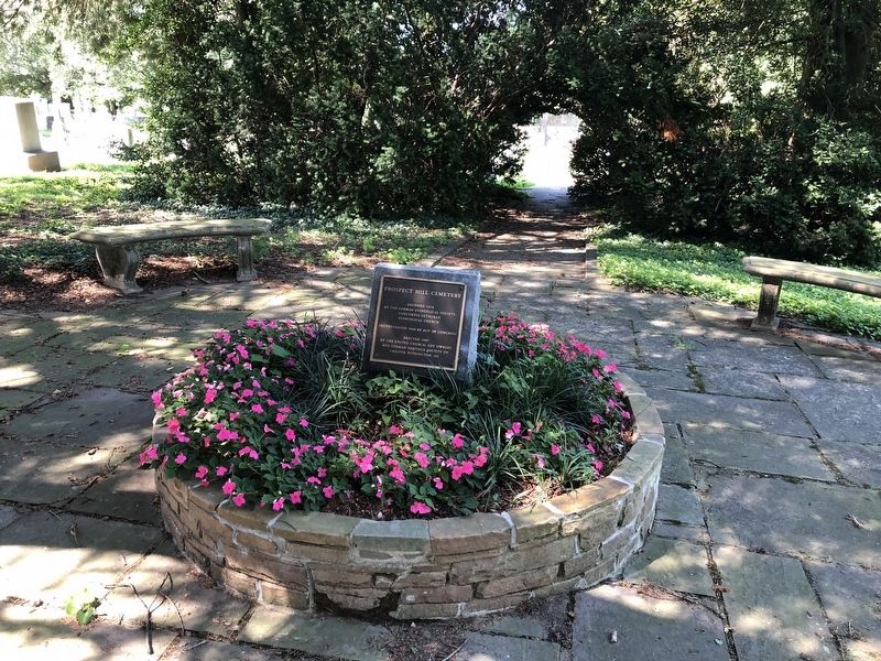 Prospect Hill Cemetery Marker. Click for full size. Prospect Hill Cemetery Marker image. Click for full size.