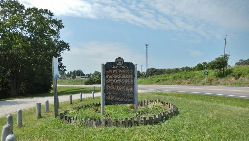 Osage County Marker (<i>side 2</i>) image. Click for full size.