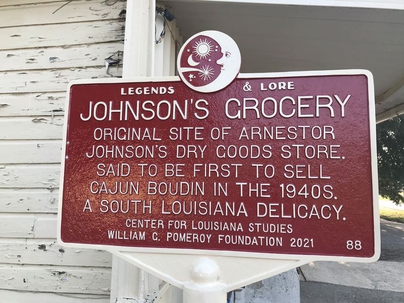Johnson's Grocery Marker. Click for full size. Johnson's Grocery Marker image. Click for full size.