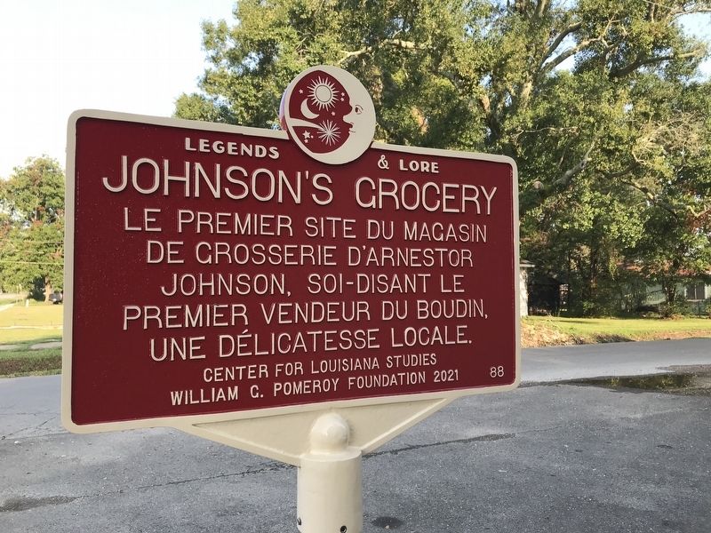 Johnson's Grocery Marker. Click for full size. Johnson's Grocery Marker image. Click for full size.