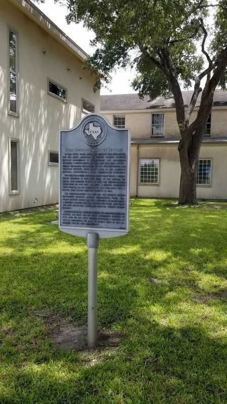 First Methodist Church of Beeville and Marker. Click for full size. First Methodist Church of Beeville and Marker image. Click for full size.