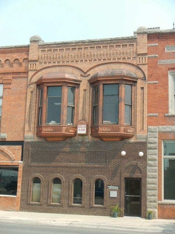 Pay Office Hall and Marker image. Click for full size.