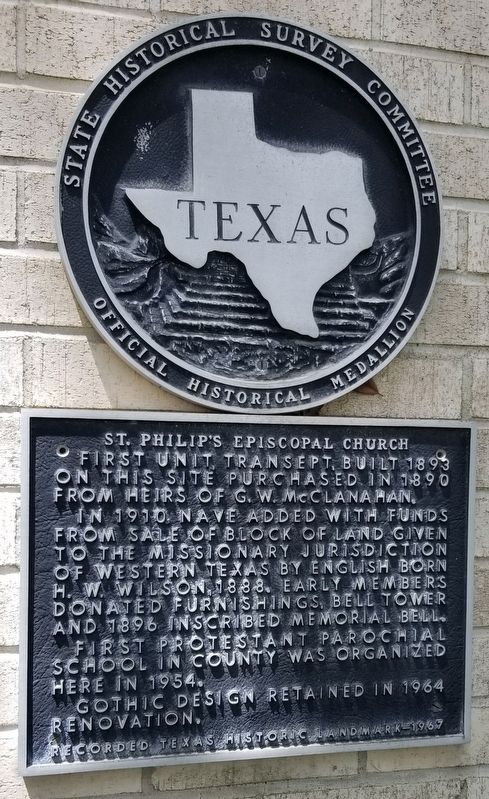 St. Philip's Episcopal Church Marker. Click for full size. St. Philip's Episcopal Church Marker image. Click for full size.