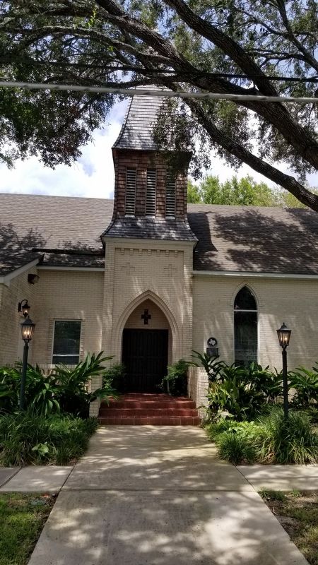 St. Philip's Episcopal Church and Marker. Click for full size. St. Philip's Episcopal Church and Marker image. Click for full size.