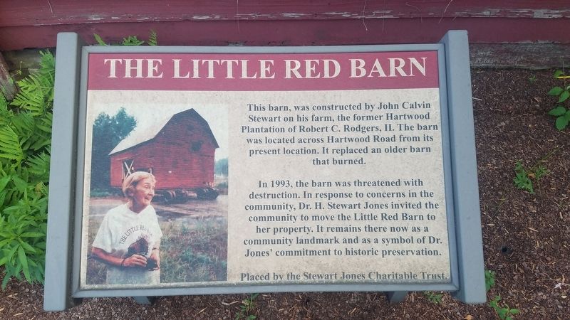 The Little Red Barn Marker. Click for full size. The Little Red Barn Marker image. Click for full size.