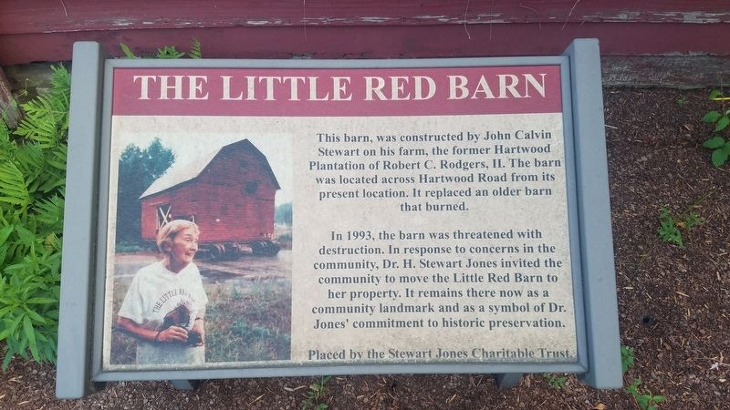 The Little Red Barn Marker image. Click for full size.