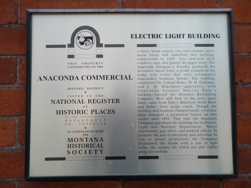 Electric Light Building Marker image. Click for full size.