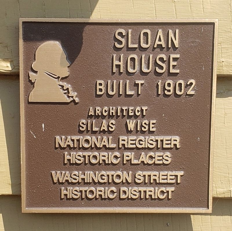 607 Washington Street Marker image. Click for full size.