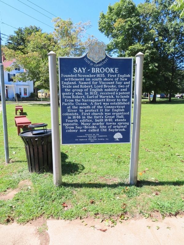 Say-Brooke Marker. Click for full size. Say-Brooke Marker image. Click for full size.