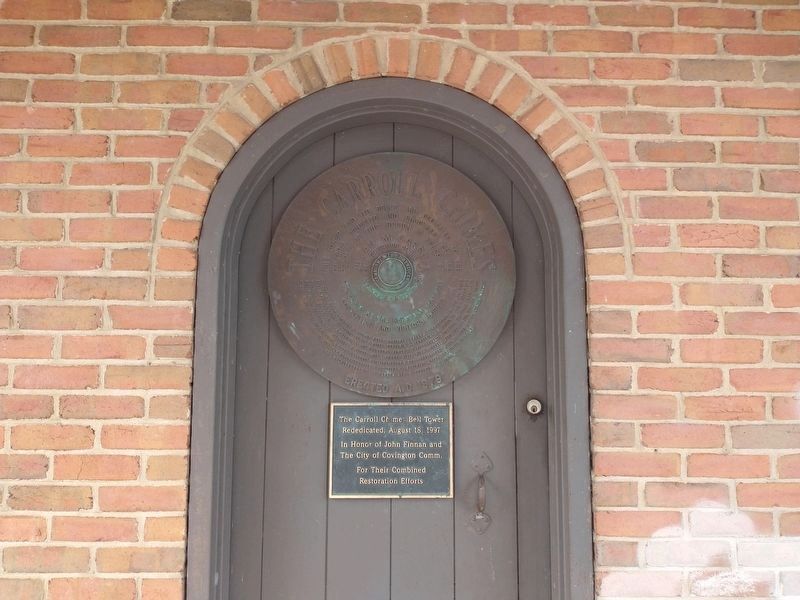 Nearby dedication plaques image. Click for full size.
