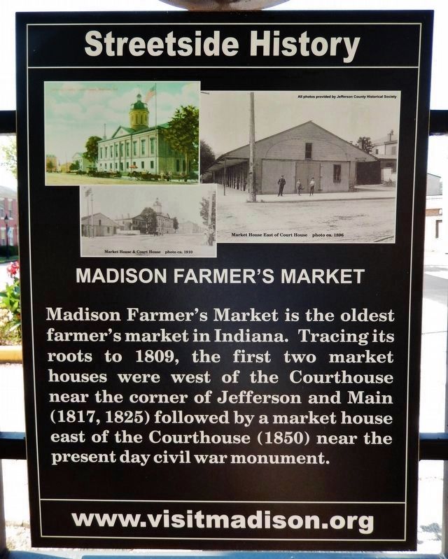 Madison Farmer's Market Marker<br>(<i>north side</i>) image. Click for full size.