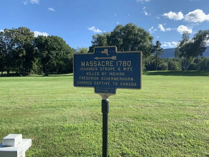 Massacre 1780 Marker. Click for full size. Massacre 1780 Marker image. Click for full size.