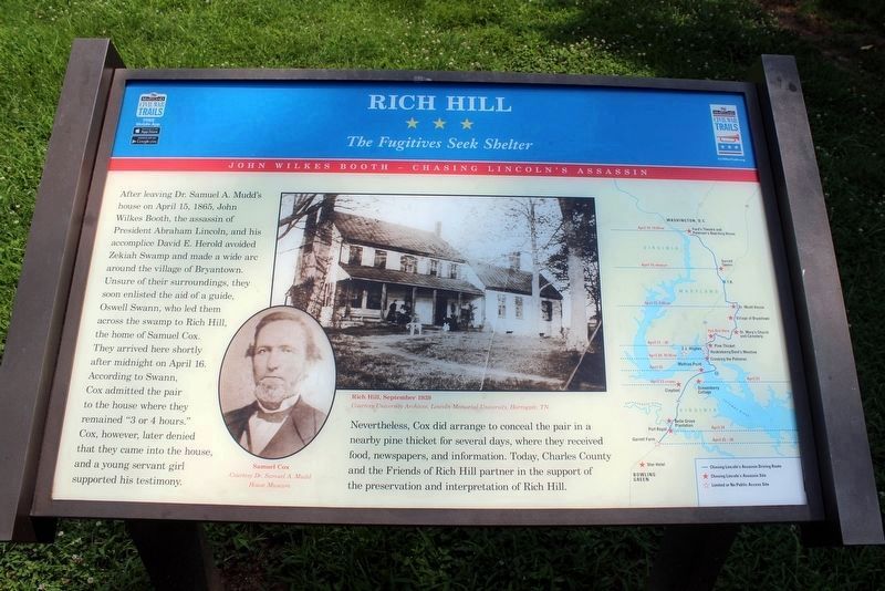 Rich Hill Marker. Click for full size. Rich Hill Marker image. Click for full size.