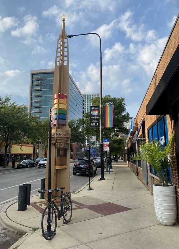 Audre Lorde Marker - wide view. Click for full size. Audre Lorde Marker - wide view image. Click for full size.
