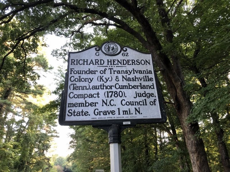Richard Henderson Marker image. Click for full size.