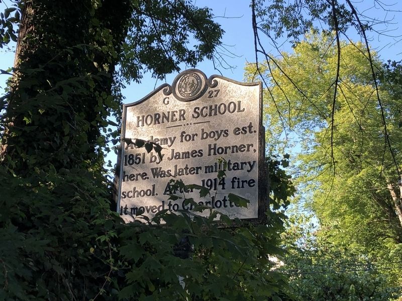Horner School Marker. Click for full size. Horner School Marker image. Click for full size.
