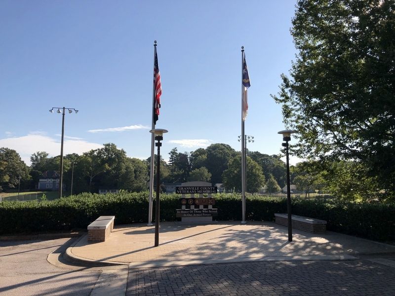 Granville County Veterans Memorial. Click for full size. Granville County Veterans Memorial image. Click for full size.
