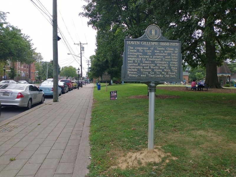 Haven Gillespie (1888-1975) Marker. Click for full size. Haven Gillespie (1888-1975) Marker image. Click for full size.