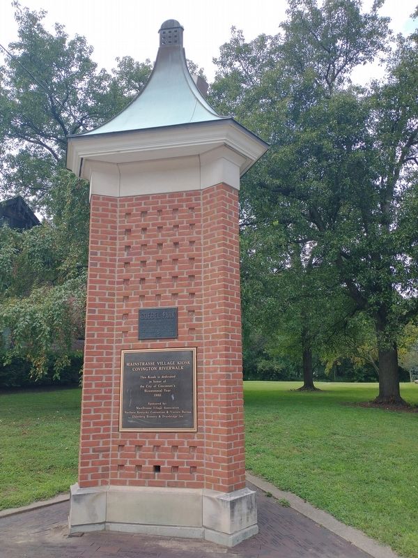 Goebel Park Marker. Click for full size. Goebel Park Marker image. Click for full size.