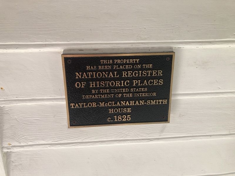 Taylor-McClanahan-Smith House Marker image. Click for full size.
