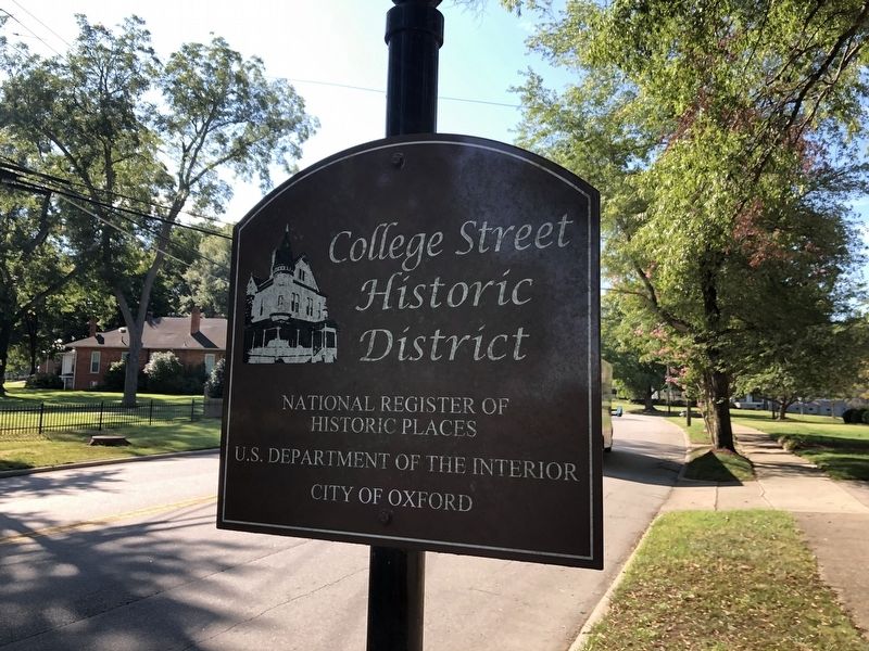 College Hill Historic District Marker image. Click for full size.