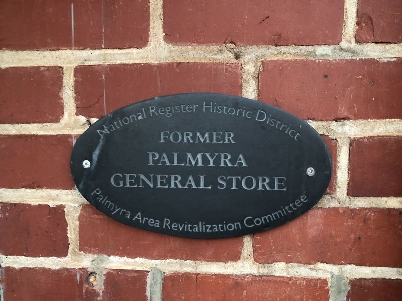 Former Palmyra General Store Marker image. Click for full size.