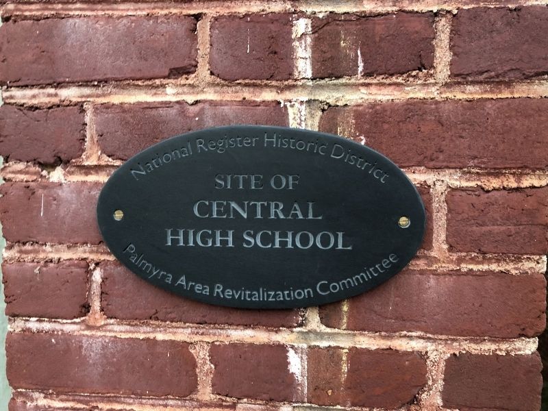 Site of Central High School Marker image. Click for full size.