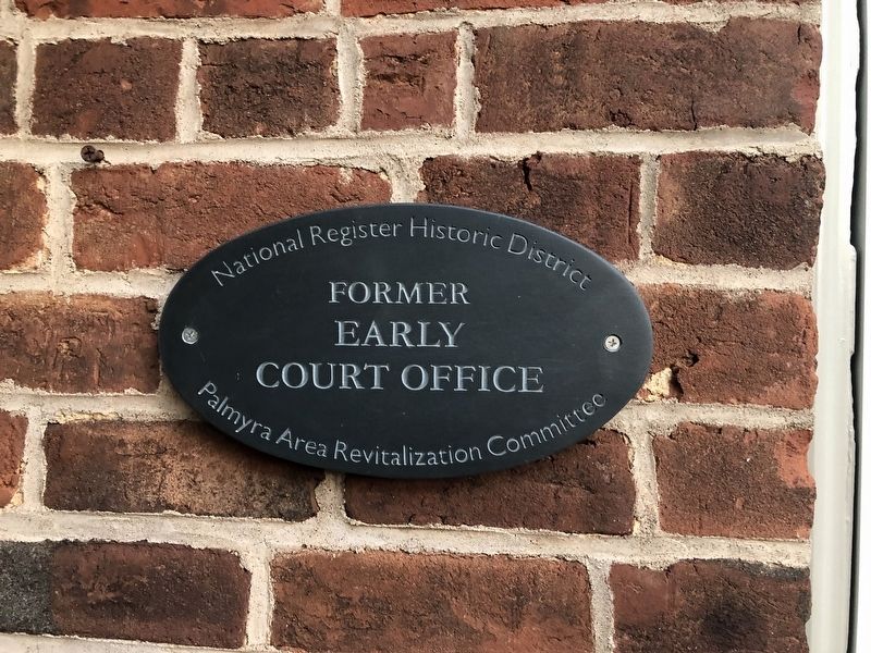 Former Early Court Office Marker image. Click for full size.