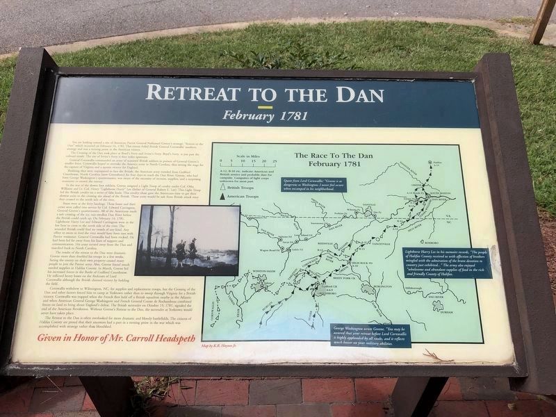 Retreat to the Dan Marker. Click for full size. Retreat to the Dan Marker image. Click for full size.
