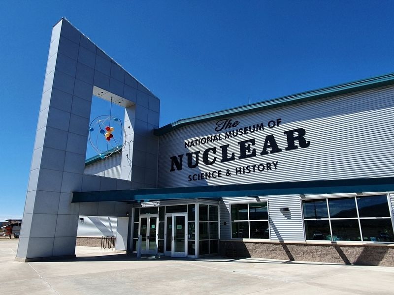 The nearby National Museum of Nuclear Science and History image. Click for full size.