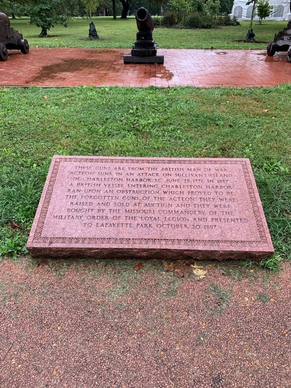 These Guns are from the British Man Of War Marker. Click for full size. These Guns are from the British Man Of War Marker image. Click for full size.