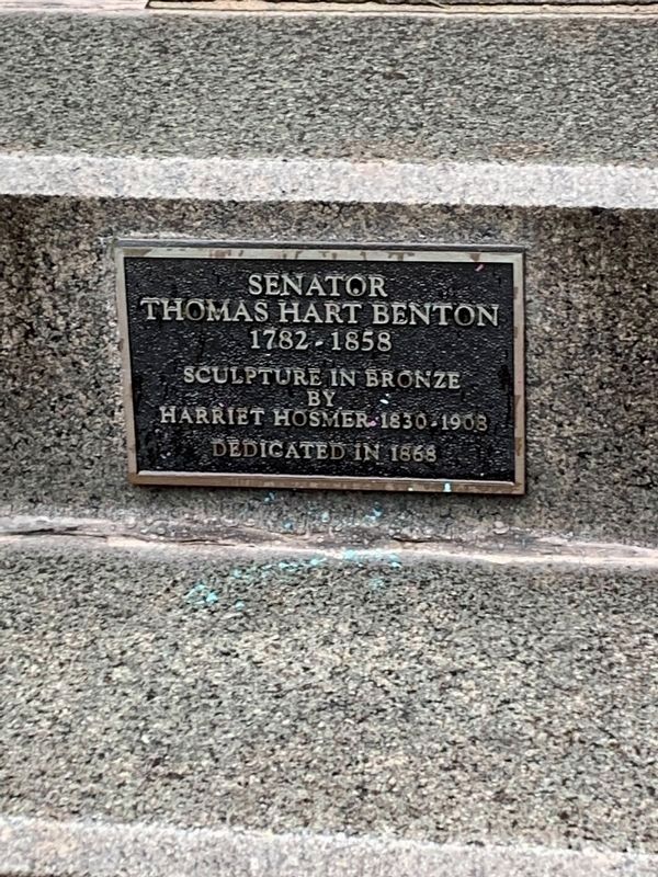 Senator Thomas Hart Benton plaque for the statue image. Click for full size.