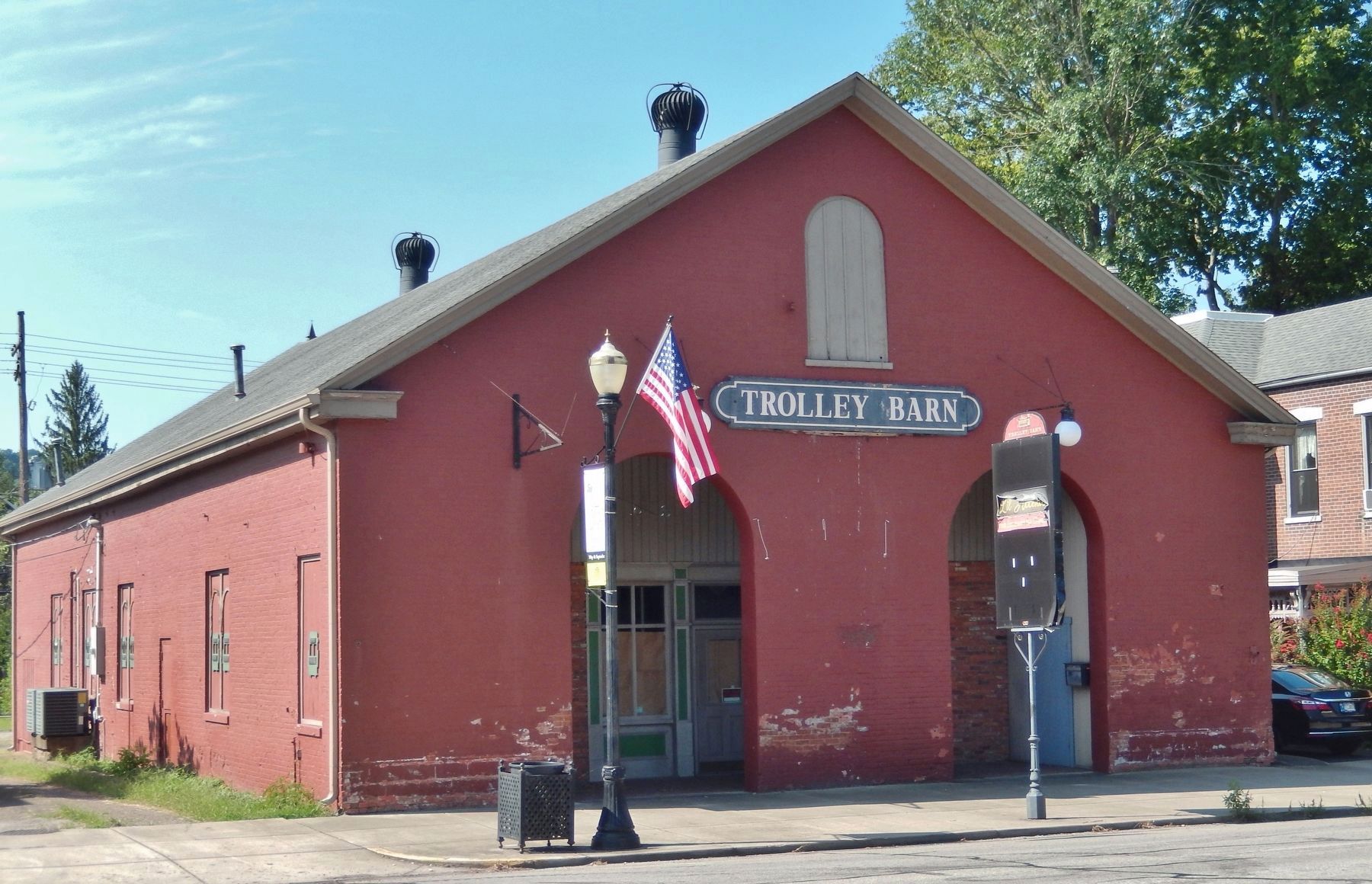 Trolley Barn. Click for full size. Trolley Barn image. Click for full size.